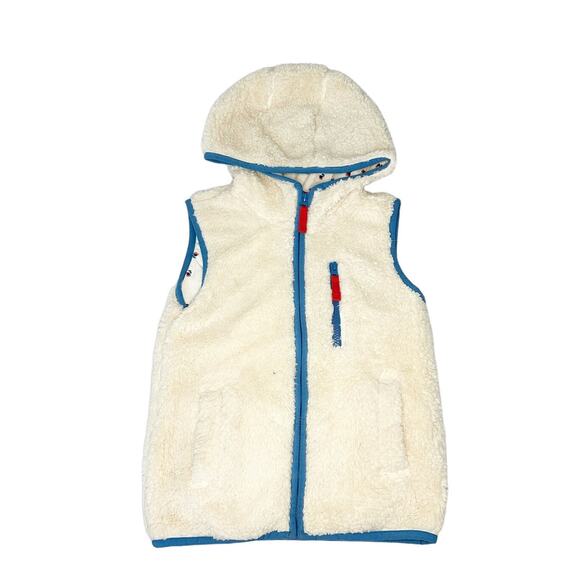 Mini Boden Sherpa Fleece Vest Size 7-8Y